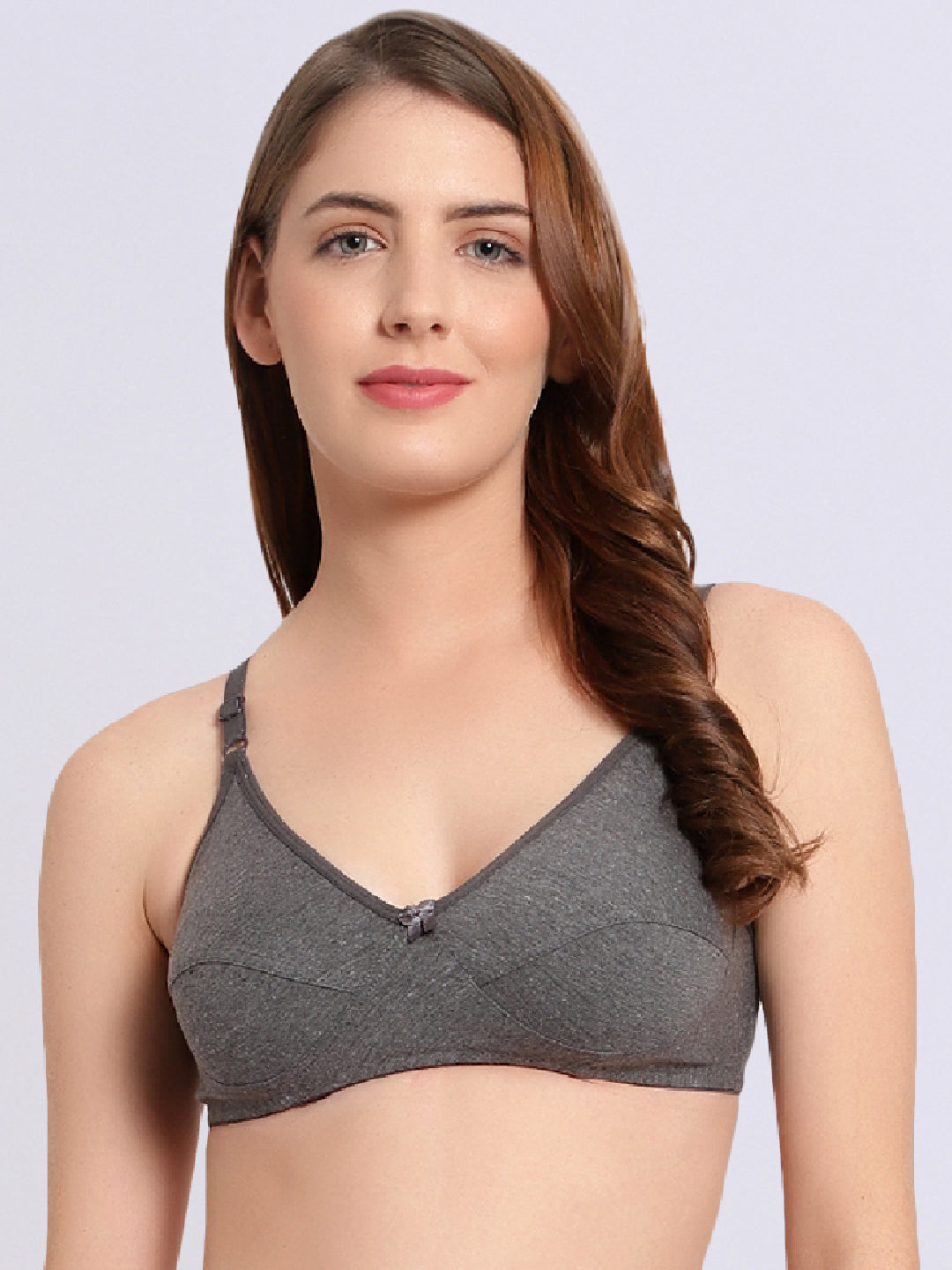 Pack Of 3 Colors Non Padded Soft Summer Casual Melange Bra